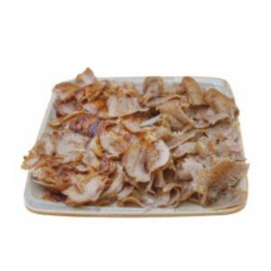 Ración de carne de kebab