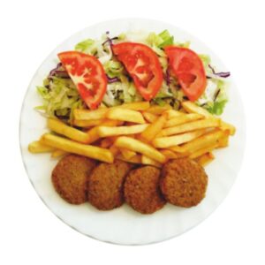 Plato de falafel 4uds